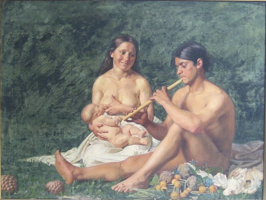 Kristian Zahrtmann - Jubal e famiglia, Museo d'arte di Bornholm, Gudhjem